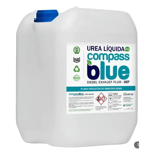 Porrón de urea líquida DEF para sistema SCR de motor diésel